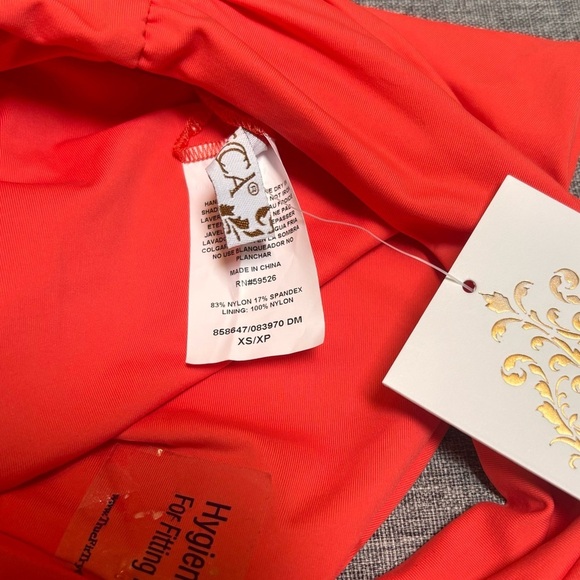 BECCA Standard Color Code High Waisted Shirred Bikini Bottom, Cheeky Coverage - Picture 6 of 8